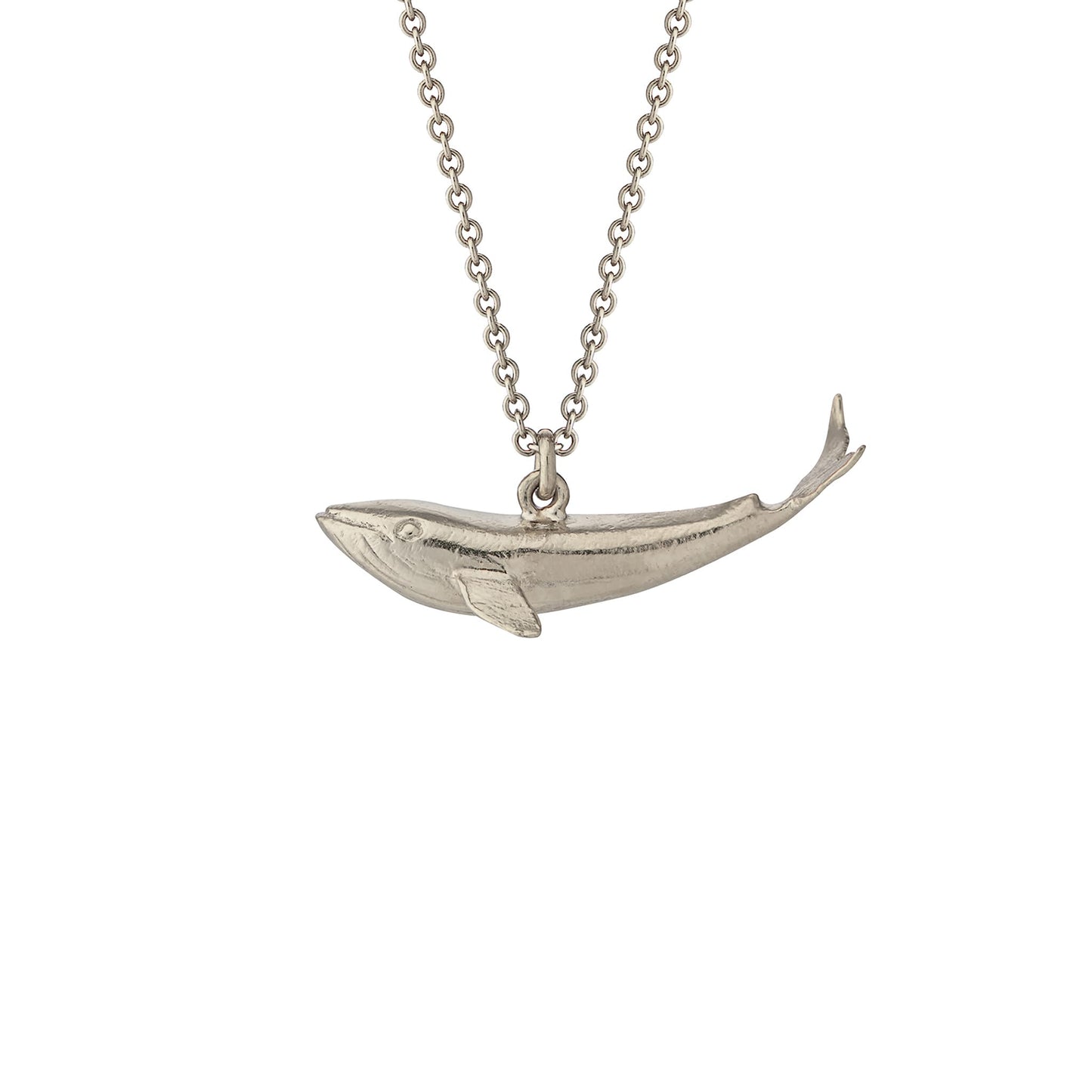 Alex Monroe Sterling Silver Baby Blue Whale Necklace