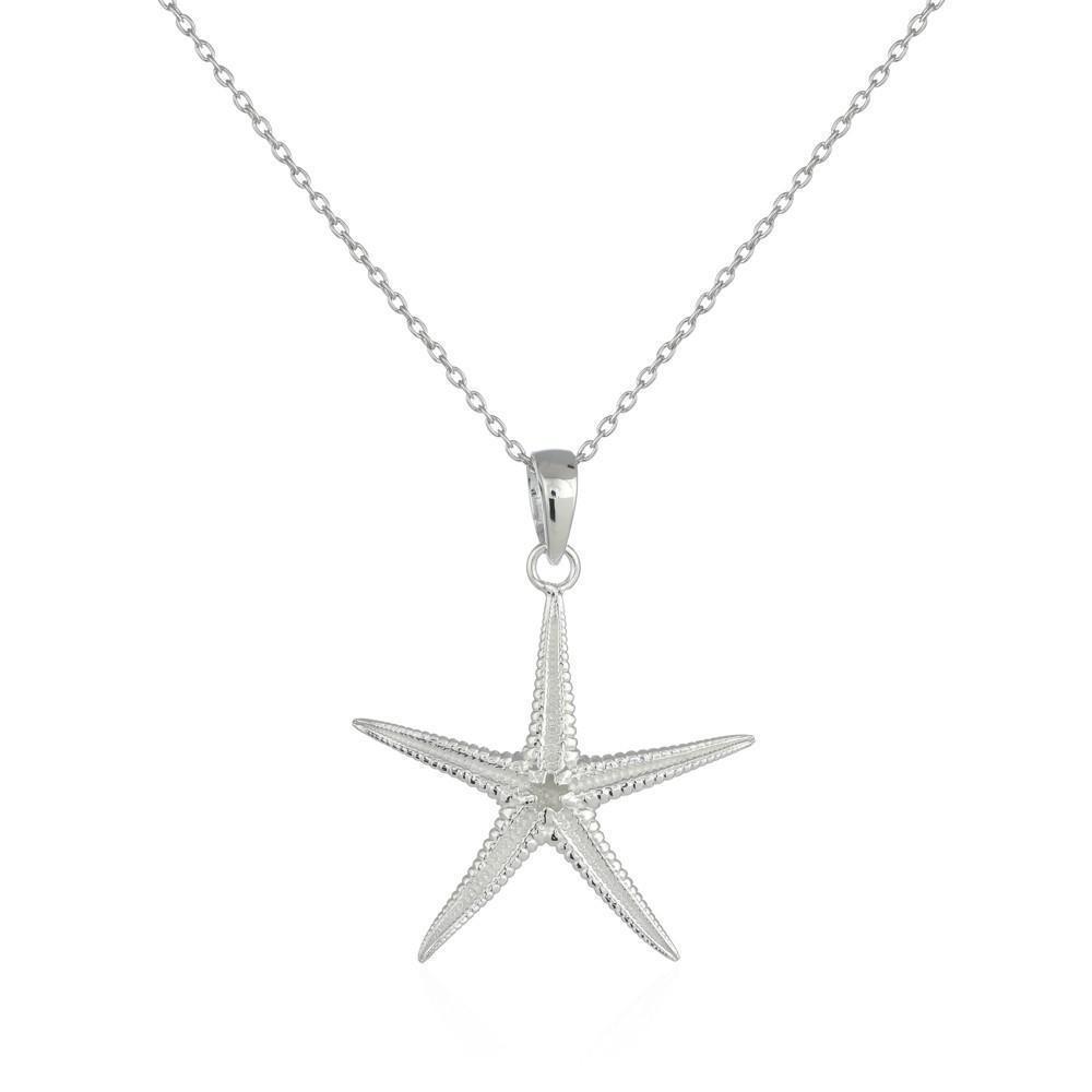 Sterling Silver Starfish Necklace