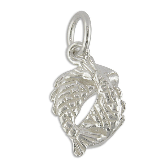 Sterling silver pisces Zodiac charm