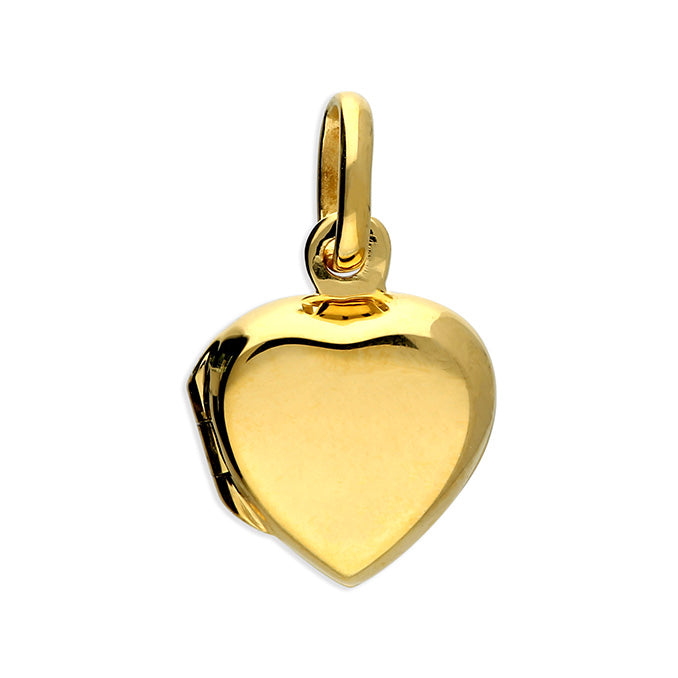 Joli Beau Sterling Silver Small 18ct Gold Vermeil Heart Locket