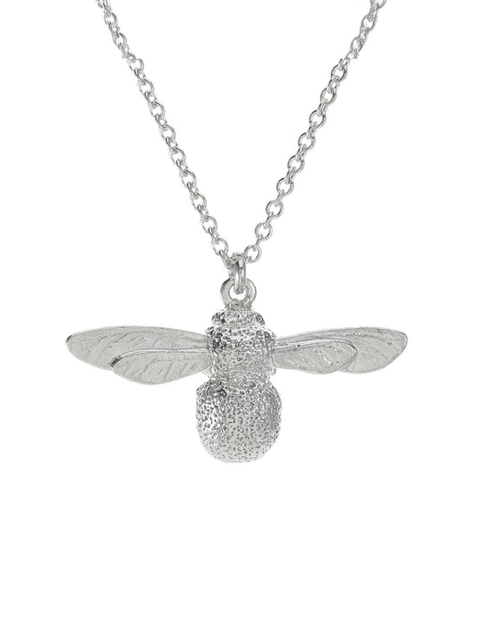 Alex Monroe Silver Baby Bee Necklace
