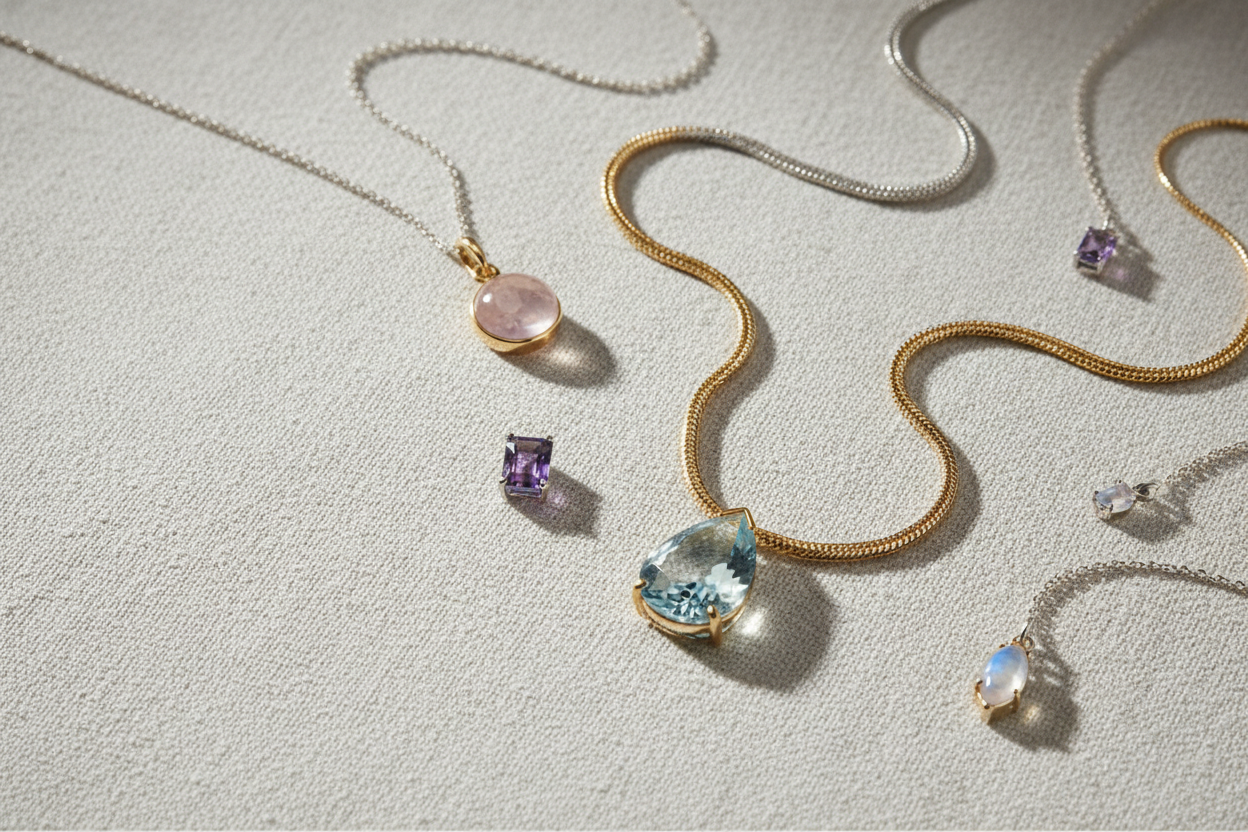 Elegant jewellery for homepage