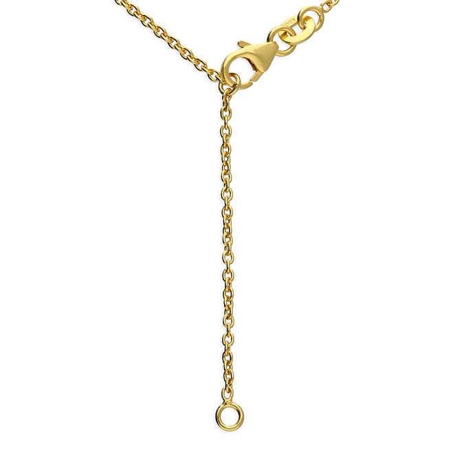 Joli Beau Sterling Silver 18ct Gold Vermeil Multi Heart Linked Bracelet