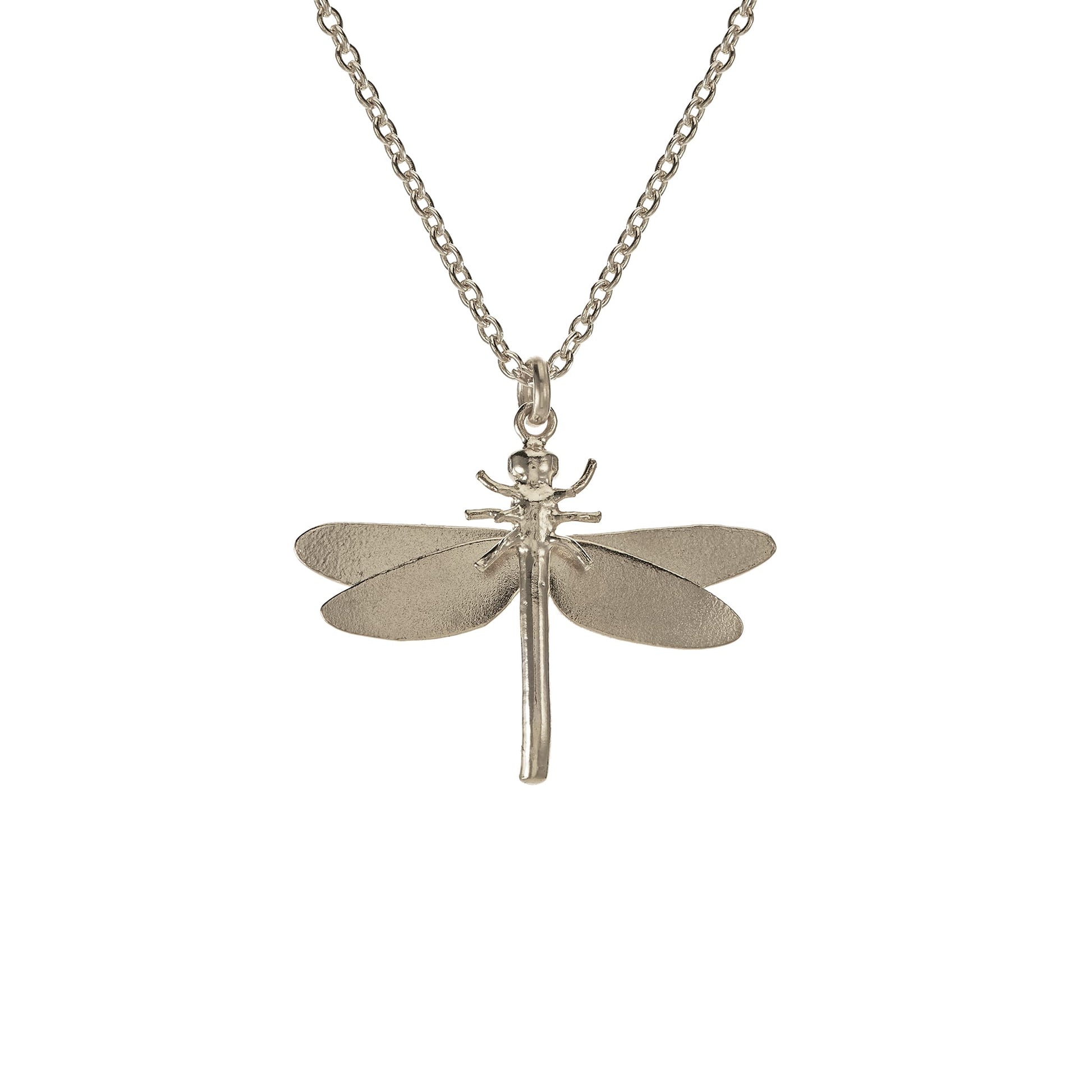 Alex Monroe Sterling Silver Dragonfly Necklace