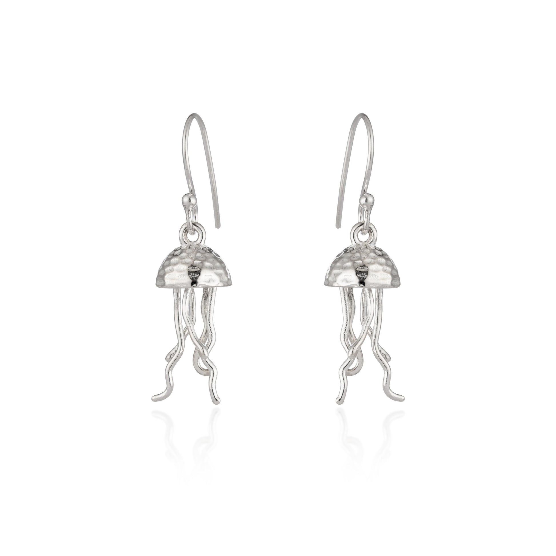 Sterling Silver Sea Side Collection Jelly Fish Earrings