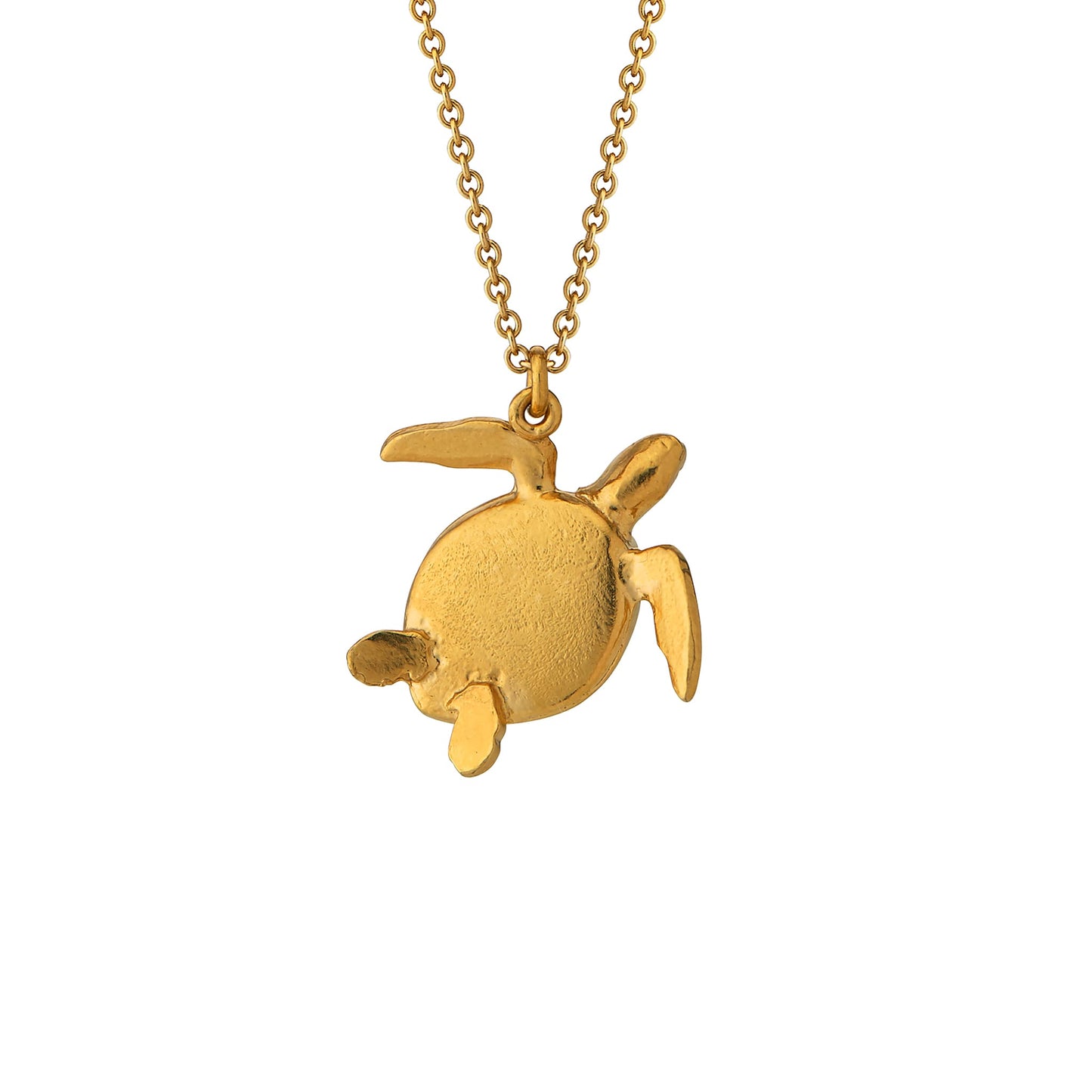 Alex Monroe 22 carat Yellow Gold Vermeil Sea Turtle Necklace