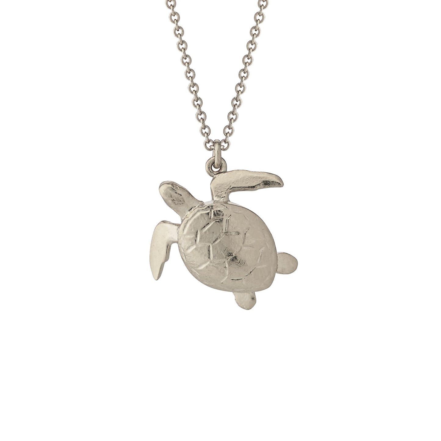 Alex Monroe Sterling Silver Sea Turtle Necklace