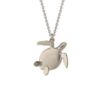 Alex Monroe Sterling Silver Sea Turtle Necklace