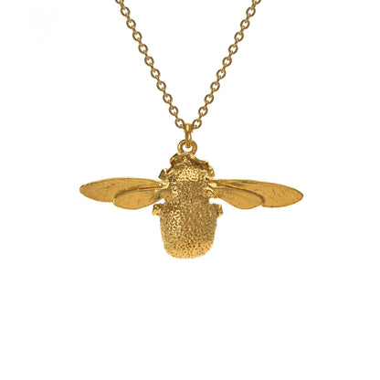 Alex Monroe 22 carat Yellow Gold Vermeil Bumblebee Necklace
