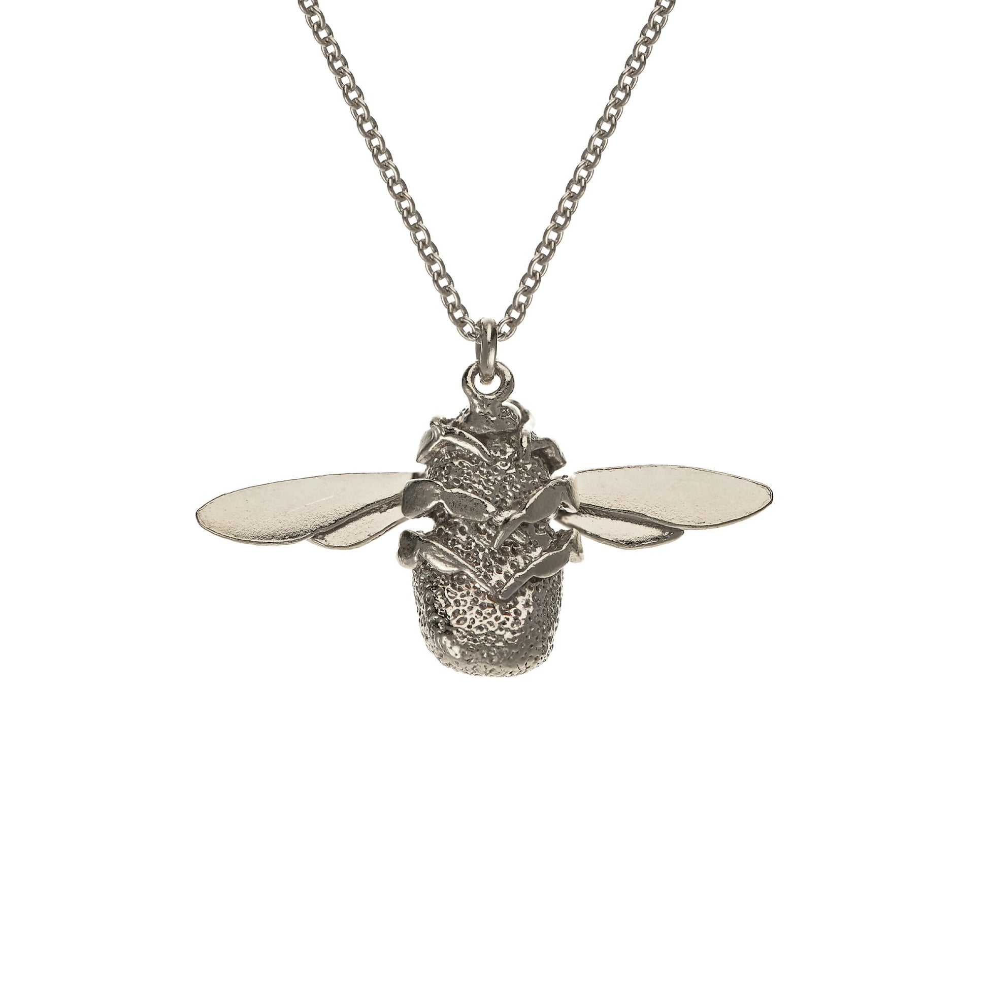 Alex Monroe Sterling Silver Bumblebee Necklace