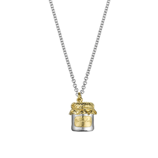 Alex Monroe Silver & Gold Vermeil Marmalade Jar Necklace