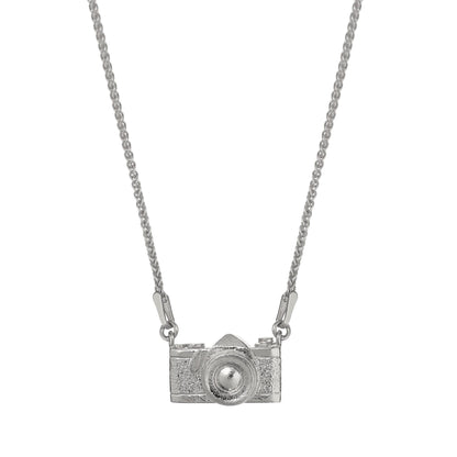 Alex Monroe Sterling Silver In-line Vintage Camera Necklace