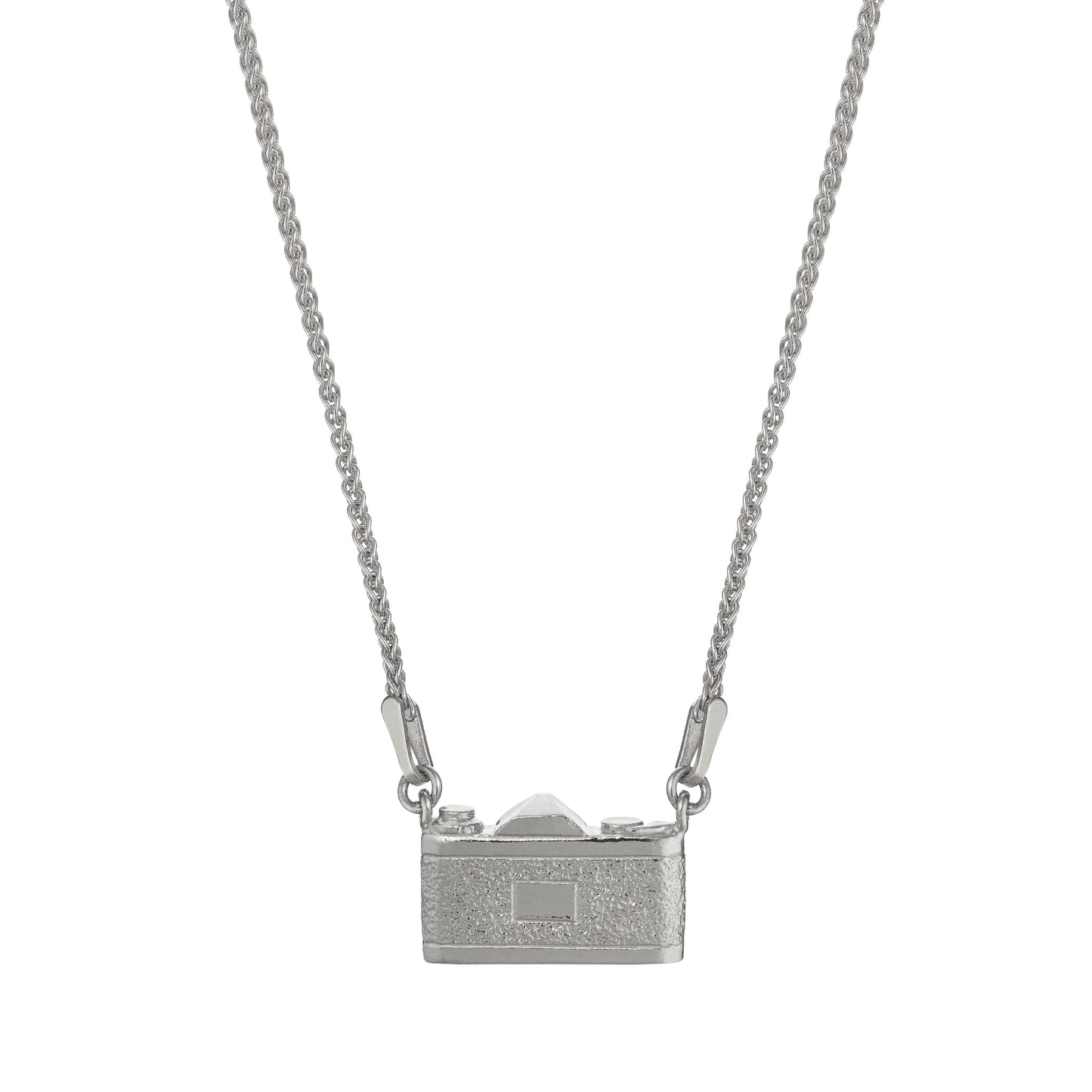 Alex Monroe Sterling Silver In-line Vintage Camera Necklace