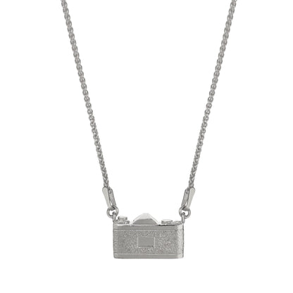 Alex Monroe Sterling Silver In-line Vintage Camera Necklace