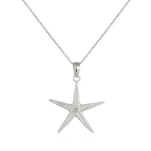 Sterling Silver Starfish Necklace