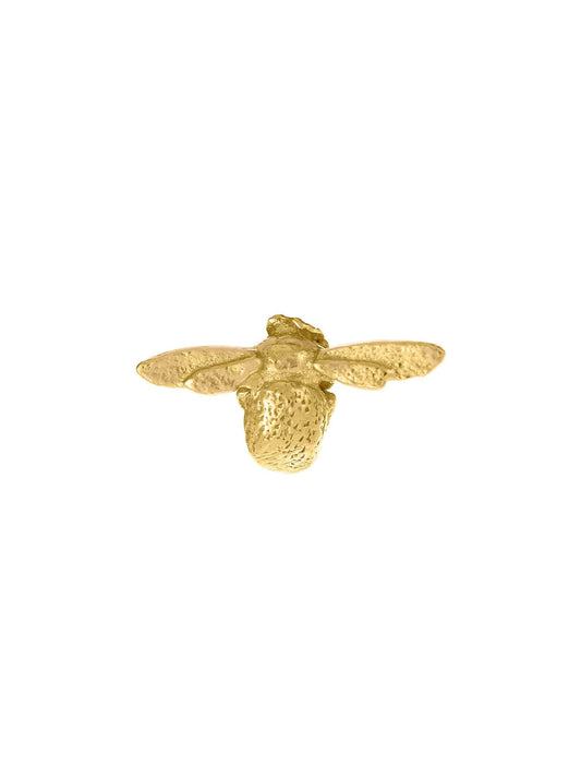 Alex Monroe Solid 18 carat Yellow Solid Gold Itsy Bitsy Bee Single Stud Earring